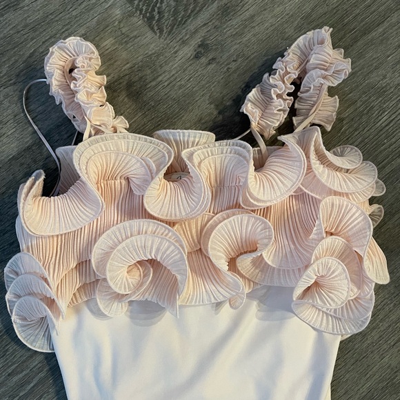 NWOT one piece light pink, M - Picture 3 of 3